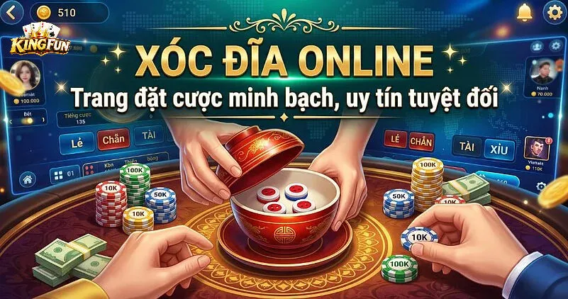 Các bước làm quen với trò chơi xóc đĩa