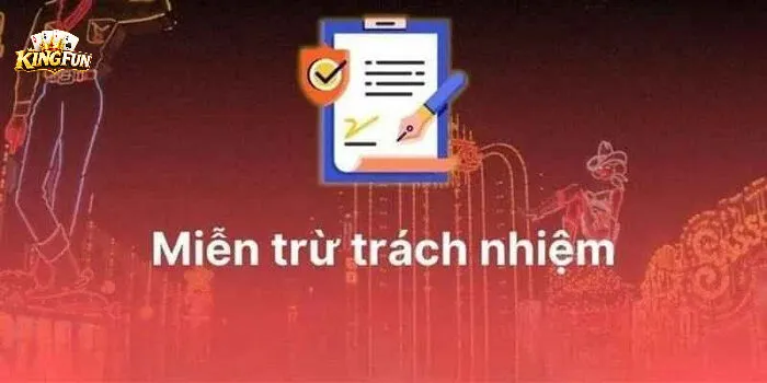 Các nhóm nội dung thường được đề cập trong điều khoản miễn trừ