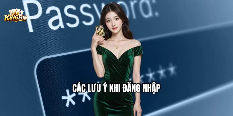 Lưu ý bảo vệ tài khoản khi đăng nhập Kingfun